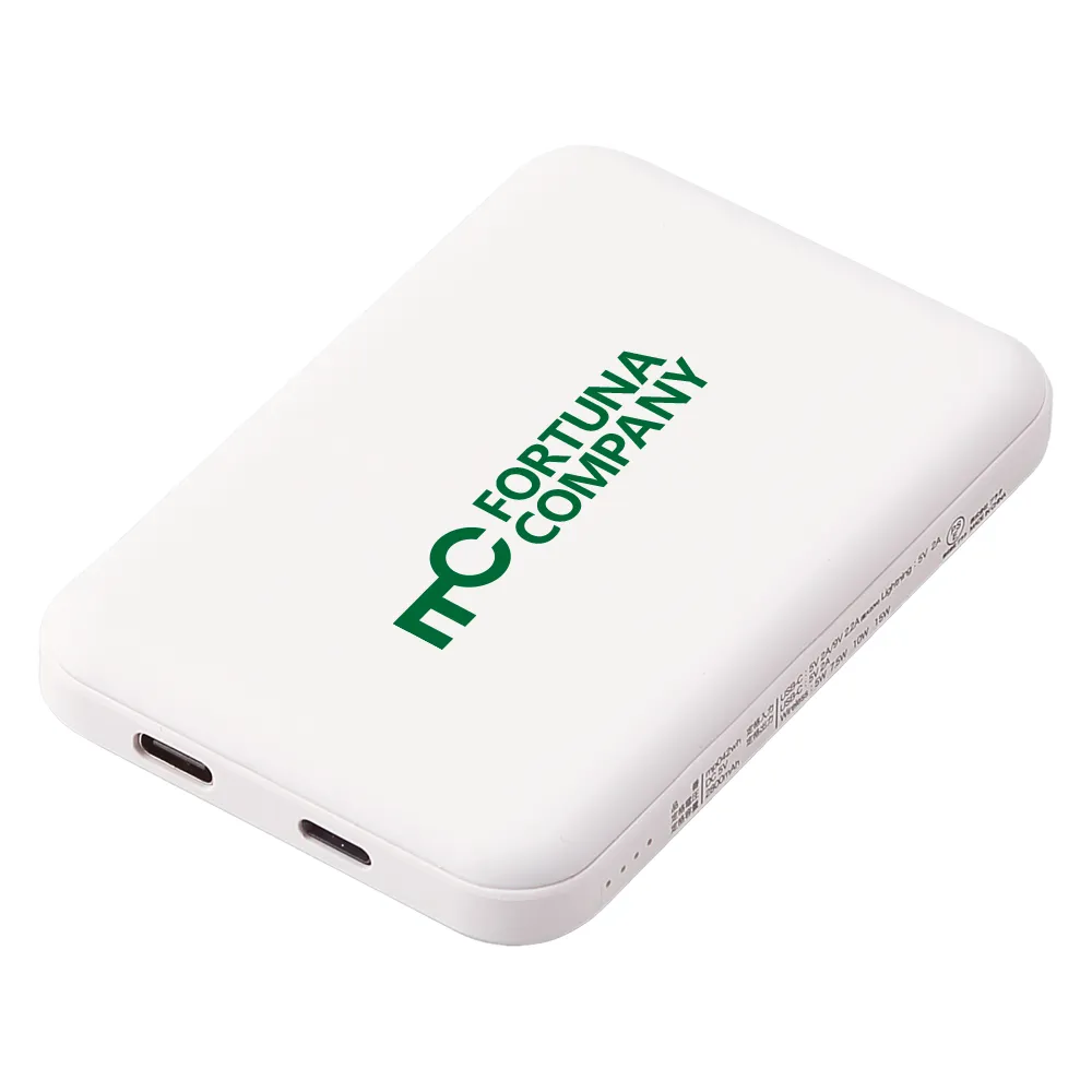 ワイヤレス充電対応マグネット式モバイルバッテリー5000