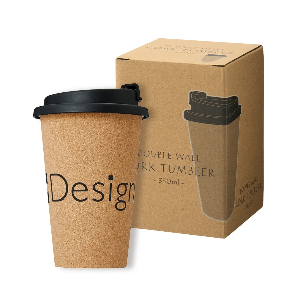 ダブルウォール　コルクタンブラー330ml