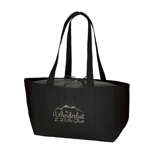 キャンバスピクニック保冷トート ナイトブラック