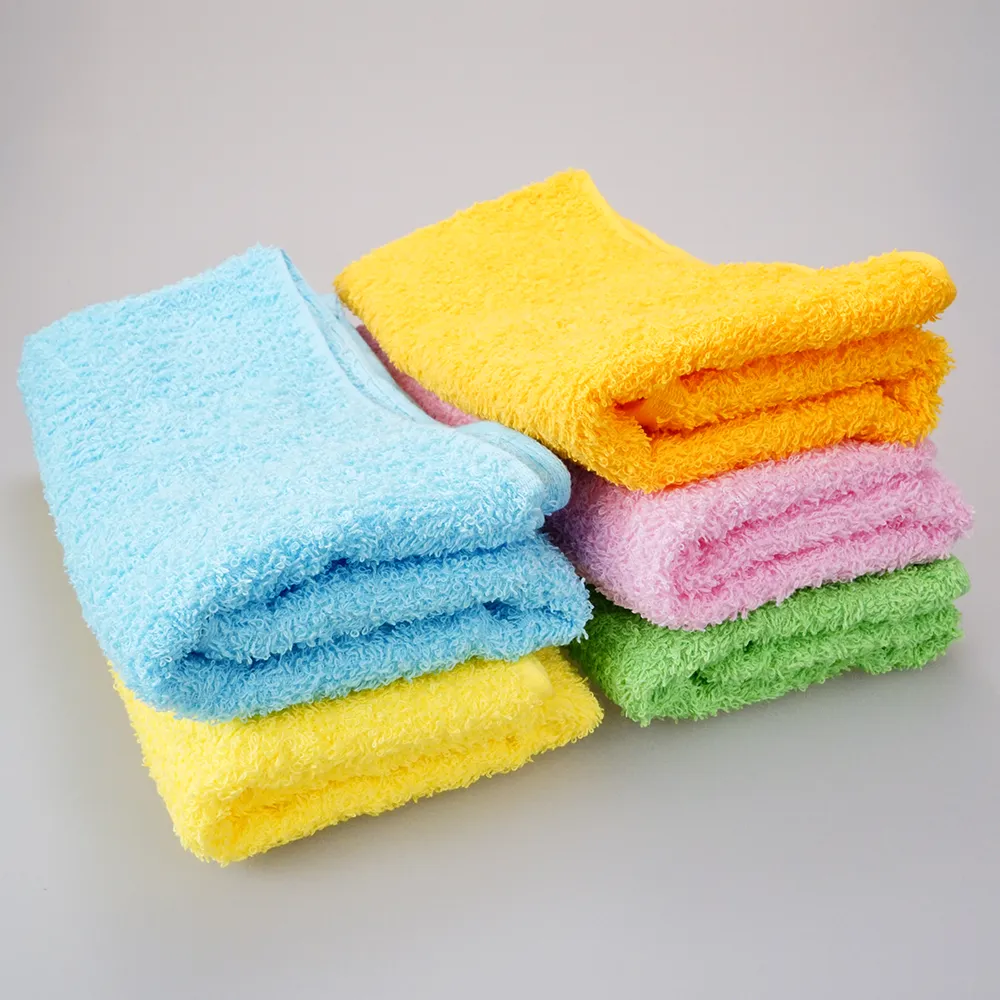 【カラー・両袖】海外製フェイスタオル