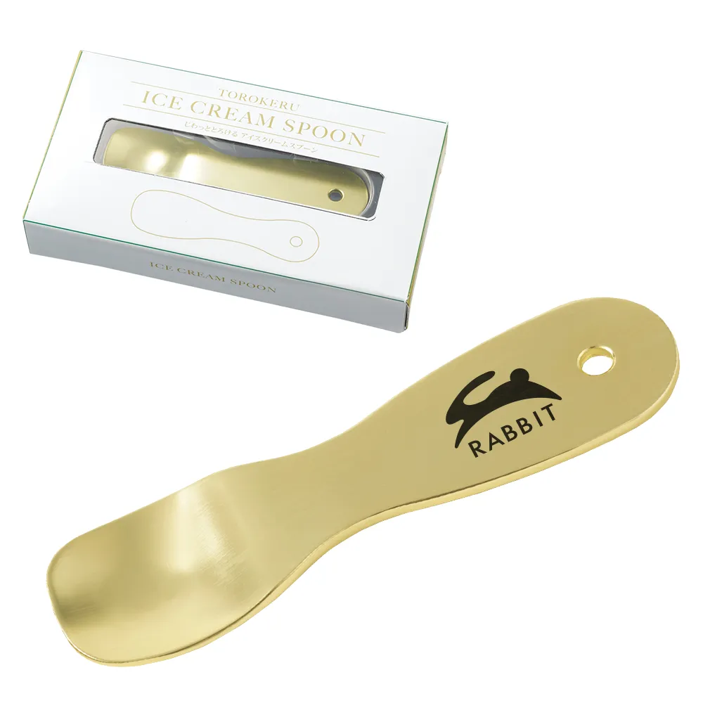 じわっととろけるアイスクリームスプーン