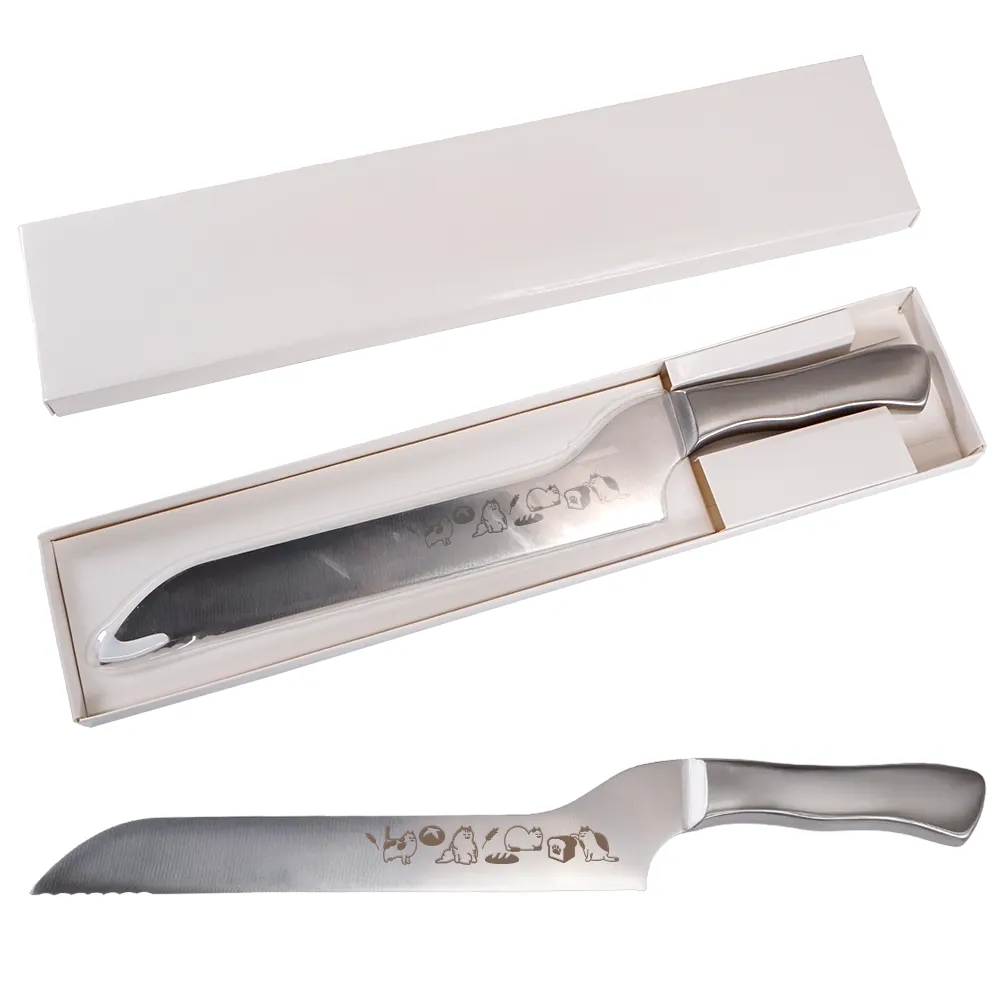 オリジナル ステンレス生食パンスライサーナイフ