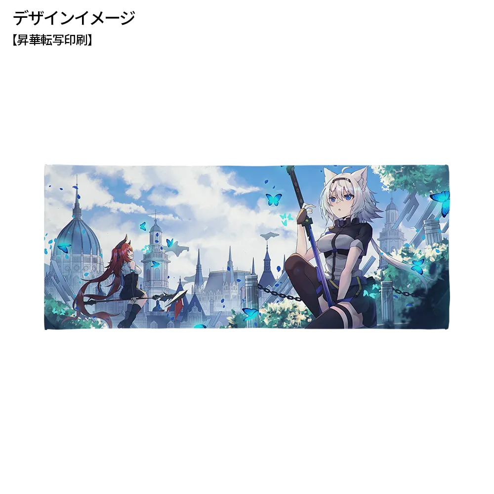 ライトタッチマイクロファイバーフェイスタオル(フルカラー印刷)