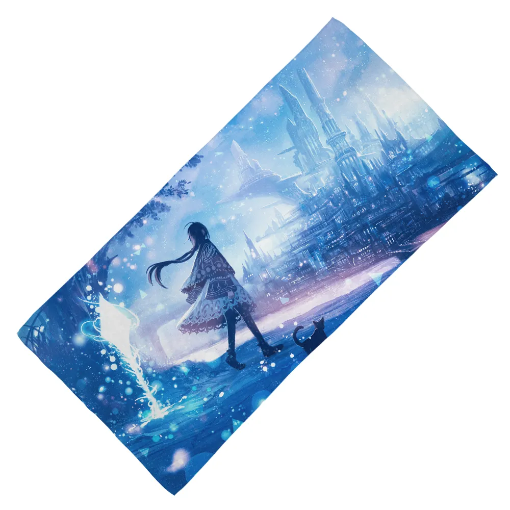 極鮮マイクロファイバーバスタオル(フルカラー印刷)