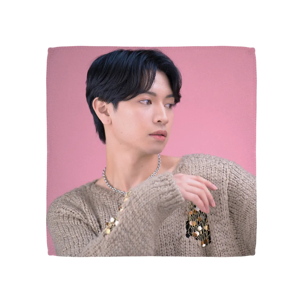 極鮮マイクロファイバーミニハンカチ25cm(フルカラー印刷)