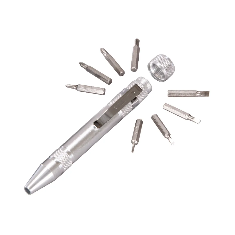 銀色の工具ペン