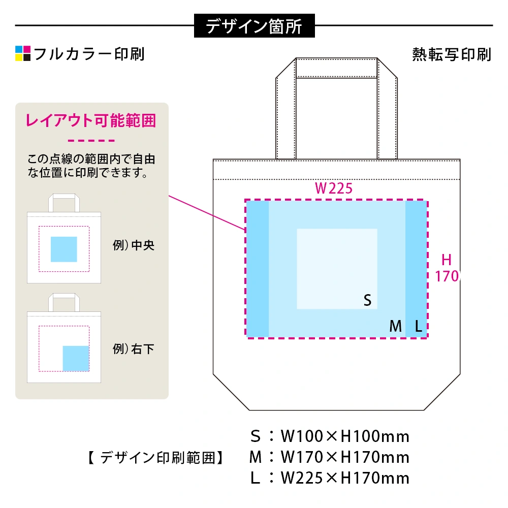 厚手コットンマチ付トート(M)ナチュラル