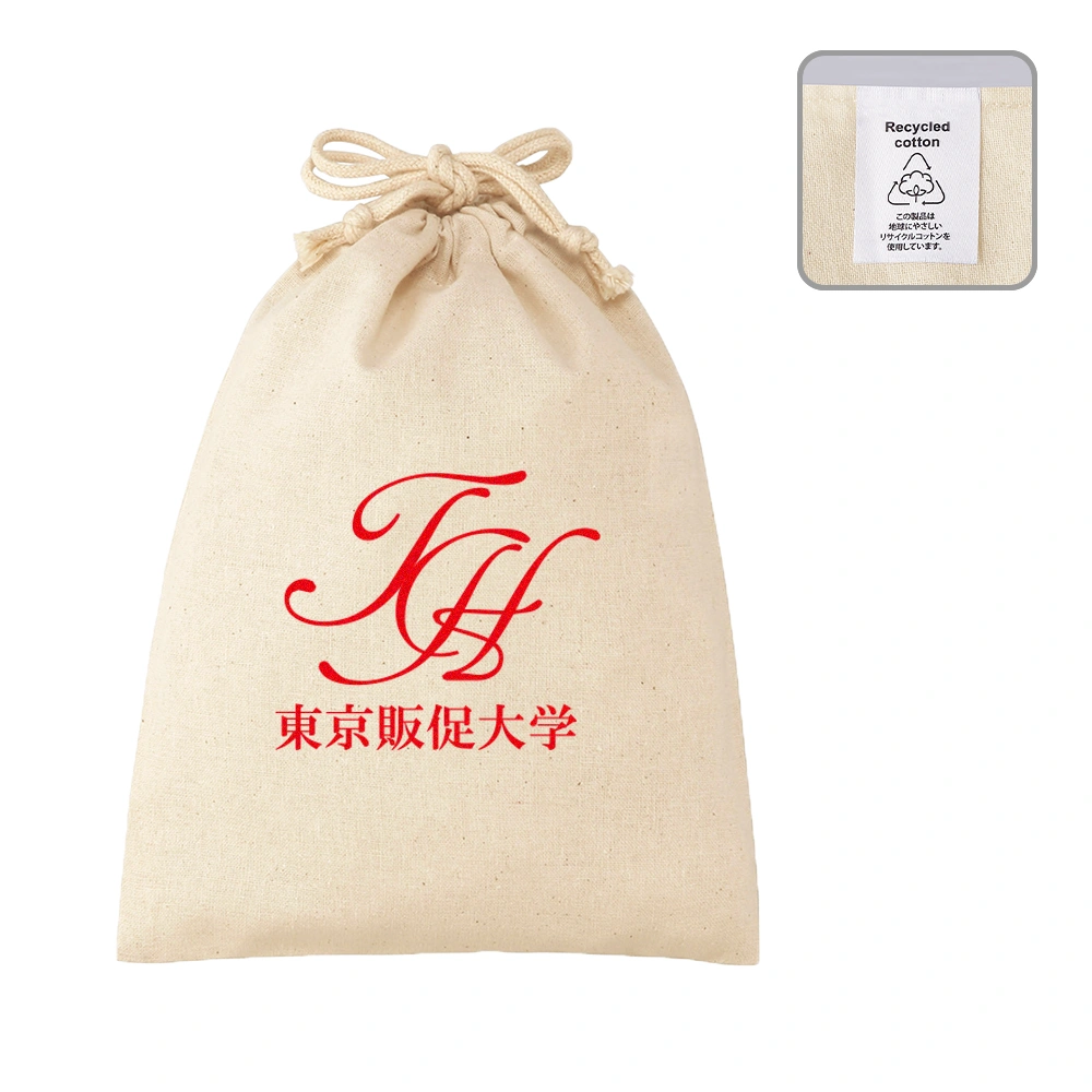 スフィア・リサイクルコットン巾着(M)