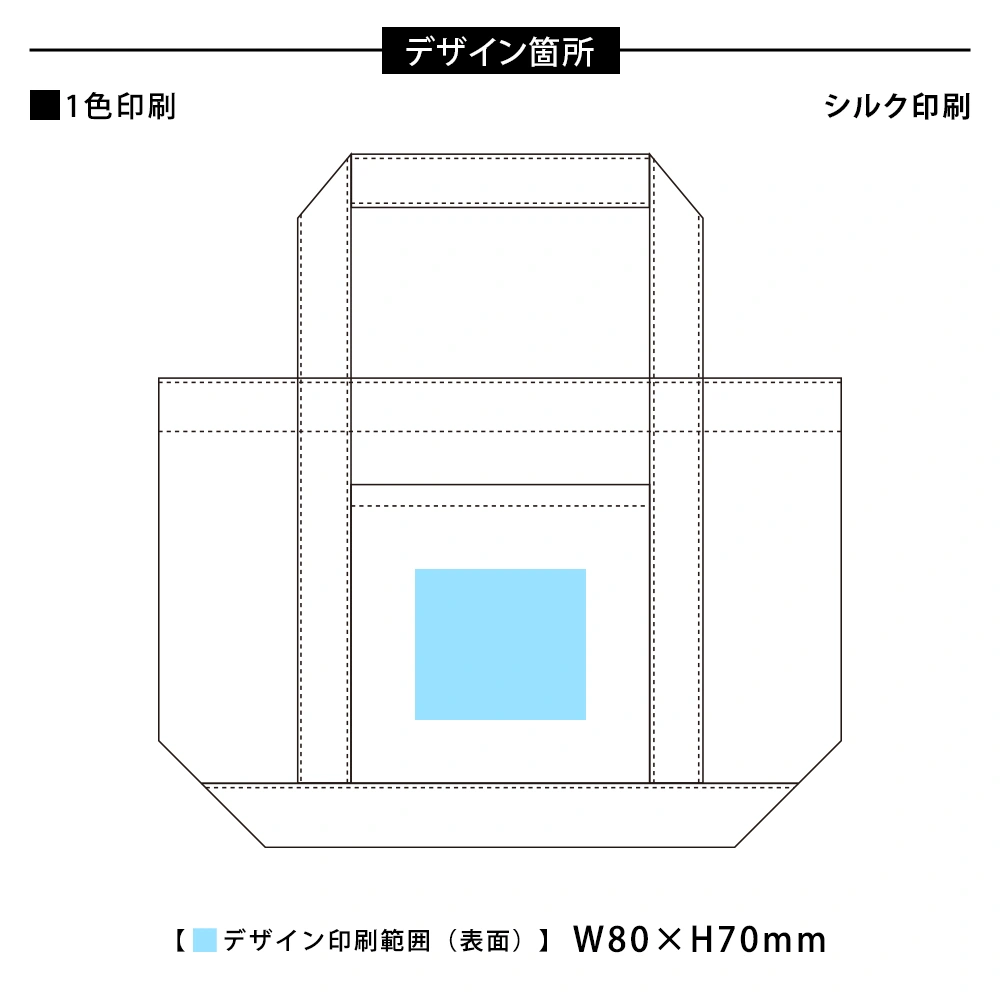 キャンバスライントートカラー(S)