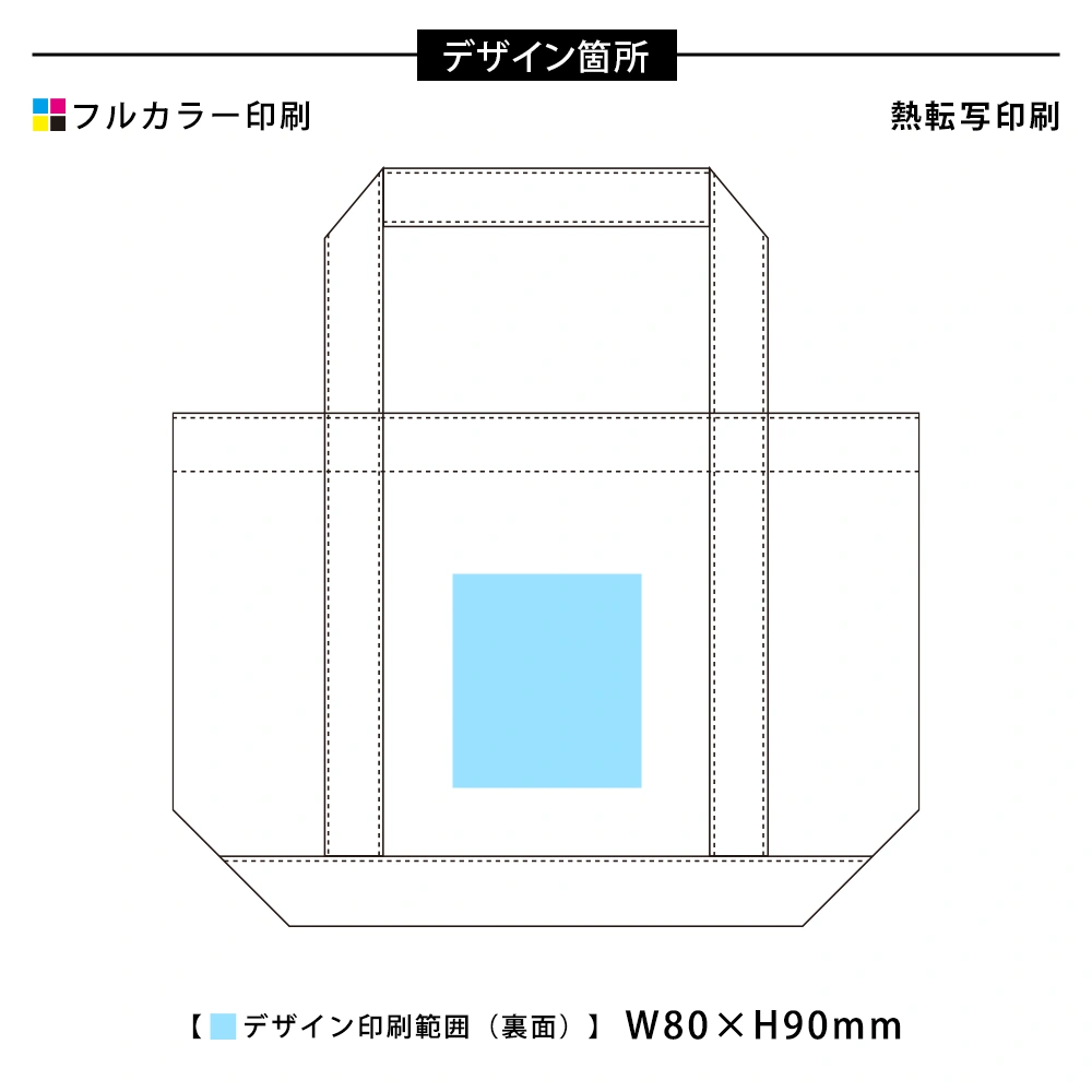 キャンバスライントートカラー(S)
