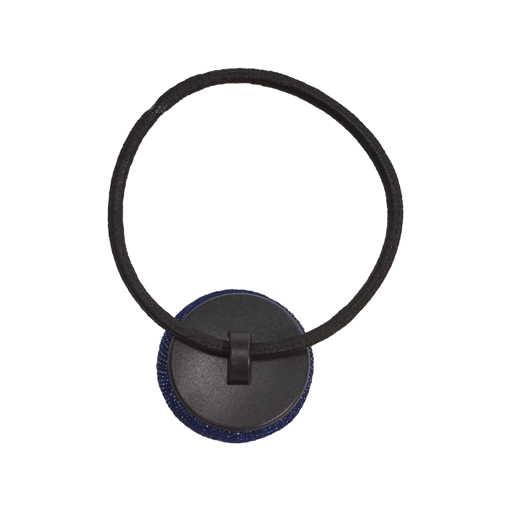 デニムヘアゴム(丸形)35mm