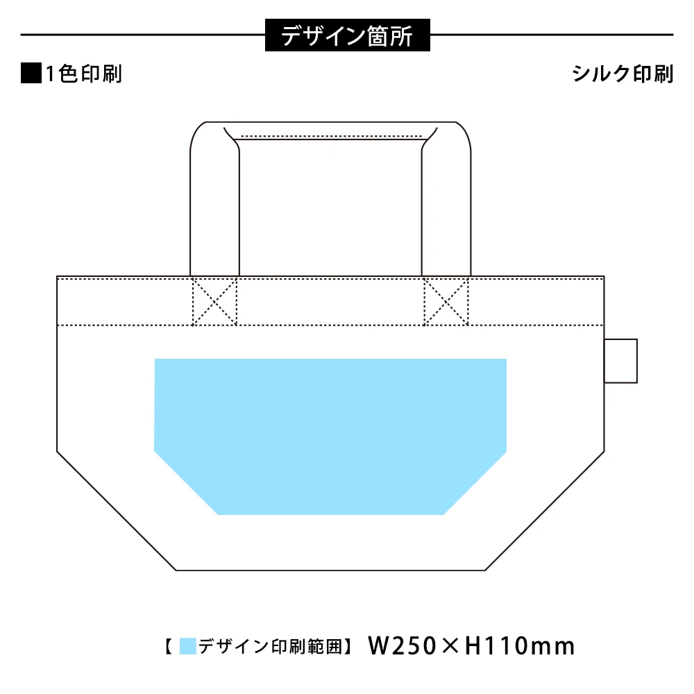 フェアトレードコットンキャンバストート(S)内ポケット カラー