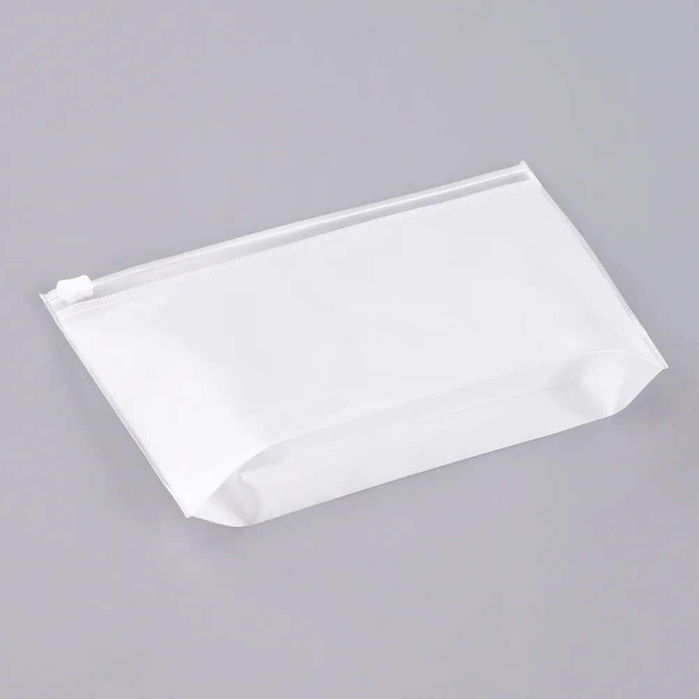 フロストクリア・ガゼットファスナーポーチ(M)