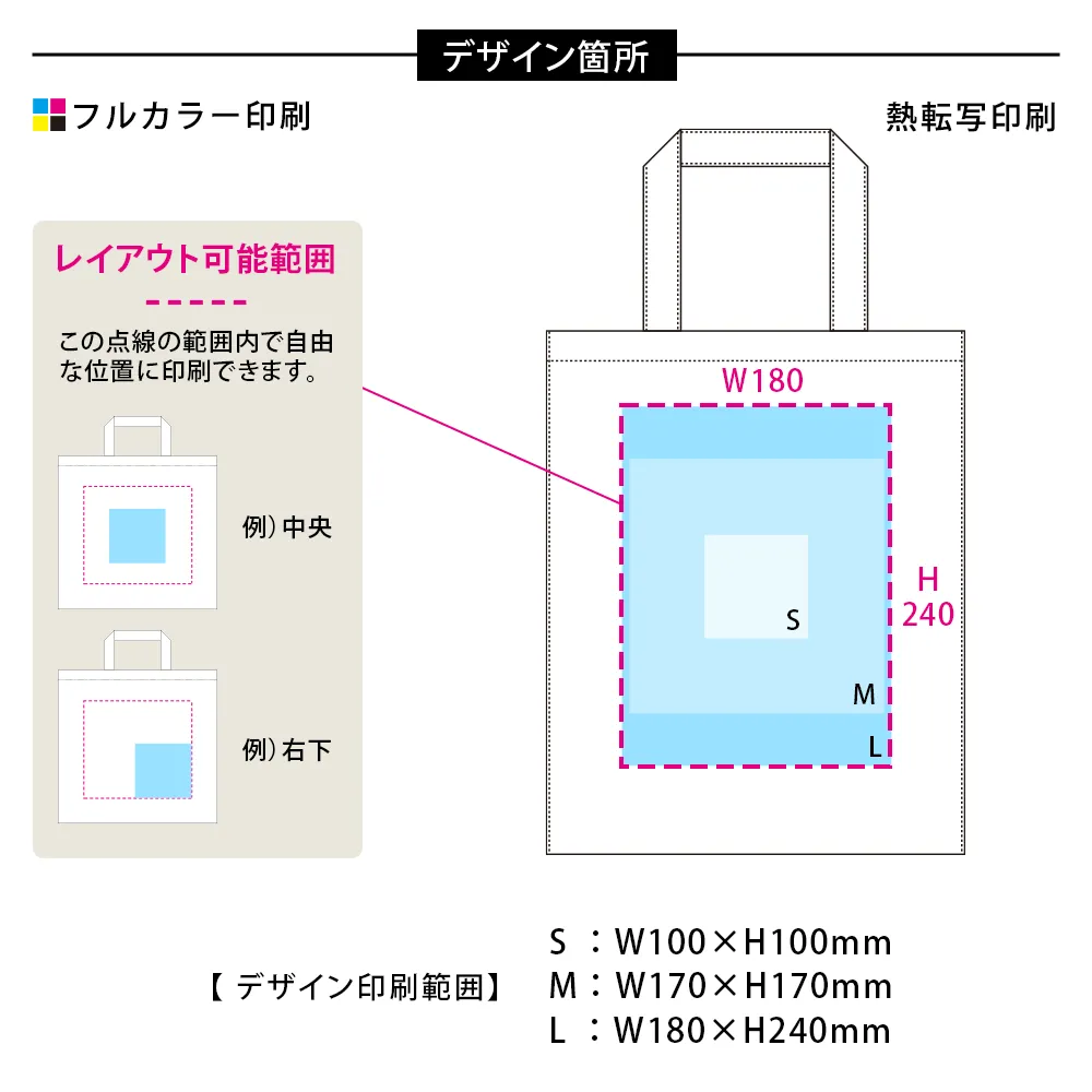 厚手コットンA4スクエアトート ナチュラル