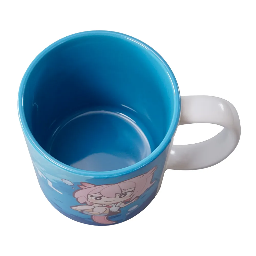 フルカラー陶器マグカップ(M)350ml(インナーカラー)