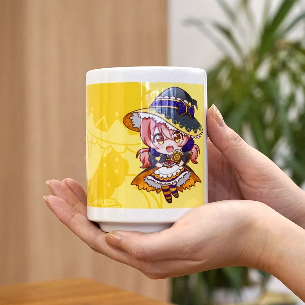 フルカラー陶器湯呑 350ml