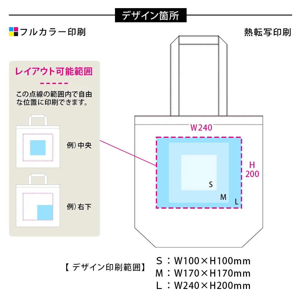 不織布バッグ(M)