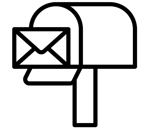 印刷物の発送が面倒そう